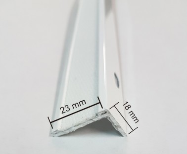 Perfil velcro de aluminio