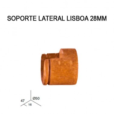 SOPORTE LATERAL LISBOA 28MM
