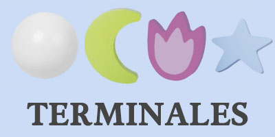 Terminales madera infantil